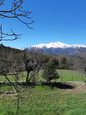Paysage naturel près de la maison d'hôtes