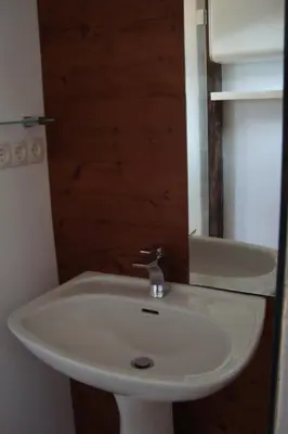 Salle de bains dans l'établissement Rustica