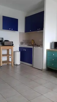 Cuisine ou kitchenette dans l'établissement Studio A Suarella