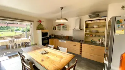 Cuisine ou kitchenette dans l'établissement Casa Orani