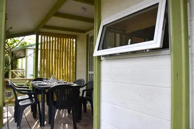 Balcon ou terrasse dans l'établissement ULVF U Libecciù **