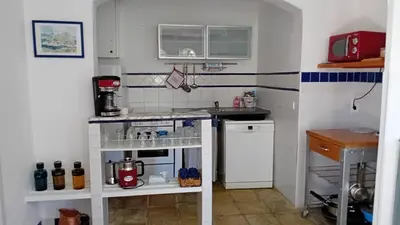 Cuisine ou kitchenette dans l'établissement soleil et farniente
