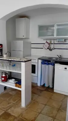 Cuisine ou kitchenette dans l'établissement soleil et farniente