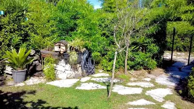 Jardin de l'établissement Maison du bonheur