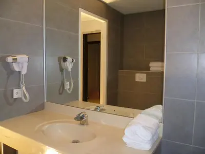 Salle de bains dans l'établissement Orizonte