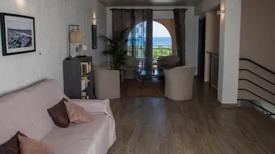Coin salon dans l'établissement Orizonte