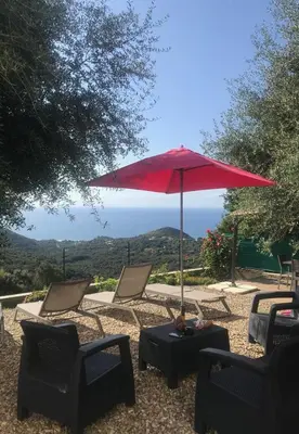 Paysage naturel près de la maison de vacances
