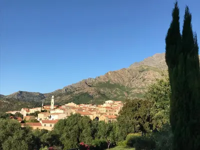 Vue générale sur la montagne ou vue sur la montagne depuis le B&B/chambre d'hôtes