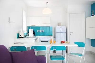 Cuisine ou kitchenette dans l'établissement Résidence Le Clos Saint Paul