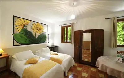 Un ou plusieurs lits dans un hébergement de l'établissement Hotel Monte d'Oro