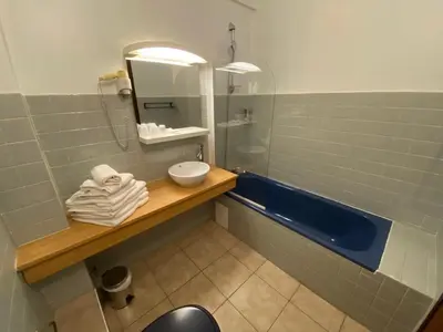 Salle de bains dans l'établissement Résidence Le Porto