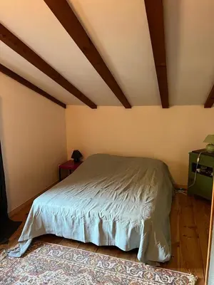 Un ou plusieurs lits dans un hébergement de l'établissement Petite maison proche de la nature