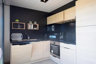 Cuisine ou kitchenette dans l'établissement Casa e Natura