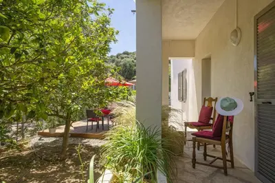 Jardin de l'établissement Casa Ortale