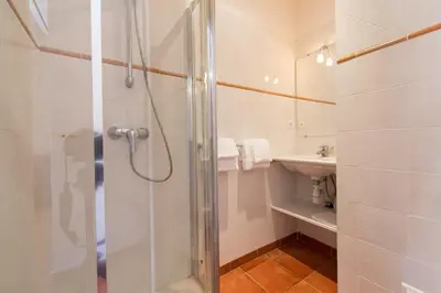 Salle de bains dans l'établissement Casa Vecchia rooms + apartments