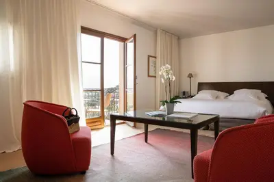 Un ou plusieurs lits dans un hébergement de l'établissement La Villa Calvi