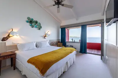 Un ou plusieurs lits dans un hébergement de l'établissement Hôtel Dolce Notte