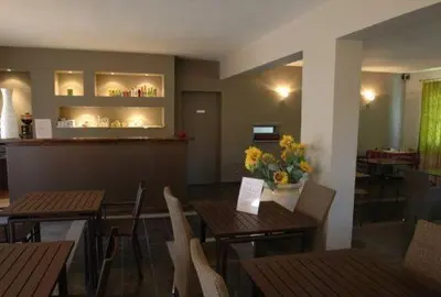 Coin salon dans l'établissement Hôtel la Palma