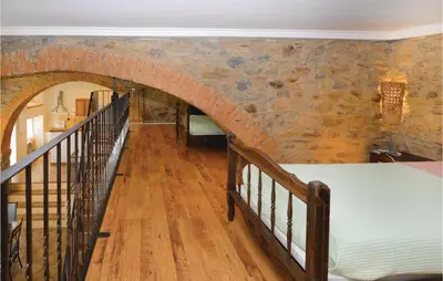 Un ou plusieurs lits dans un hébergement de l'établissement Amazing Home In Santa Maria Poggio