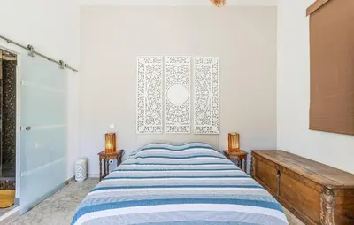 Un ou plusieurs lits dans un hébergement de l'établissement Gorgeous Home In Calvi