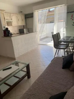 Cuisine ou kitchenette dans l'établissement Sables de biguglia cordon lagunaire