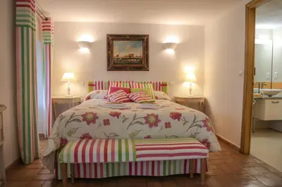 Un ou plusieurs lits dans un hébergement de l'établissement Latu Corsu - Côté Corse - Gites et chambres d'hôtes au Cap Corse