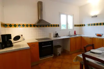 Cuisine ou kitchenette dans l'établissement Résidence Pascal Paoli Fior di Mare