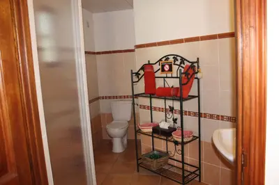 Salle de bains dans l'établissement Chambres d'hôtes Le Clos des Oliviers
