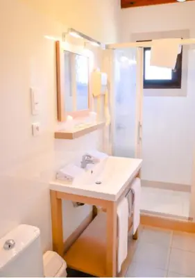 Salle de bains dans l'établissement Résidence Stella Marina