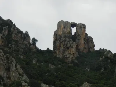 Vue générale sur la montagne ou vue sur la montagne depuis l'appartement