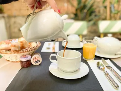Nourriture dans l'hôtel ou à proximité