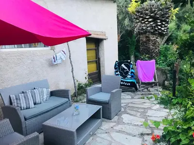 Coin salon dans l'établissement Studio à la campagne