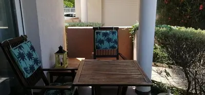 Plan de l'établissement Bel appartement confortable et cosy en résidence avec piscine à 5 mn de la mer