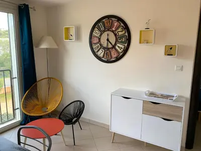 Plan de l'établissement T3 Duplex tout confort - piscine - proche plage - 6 personnes