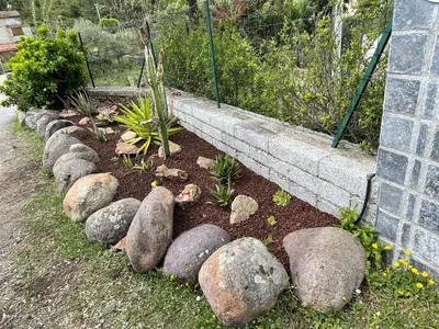 Jardin de l'établissement Au pont de Tuarelli, Ludique, Galeria, Corse