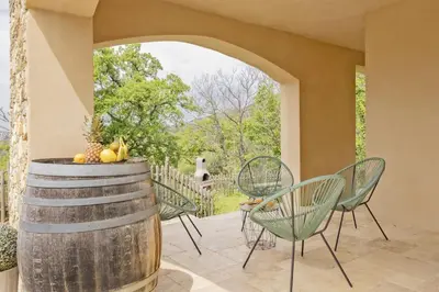 Balcon ou terrasse dans l'établissement Casa U Castagnettu