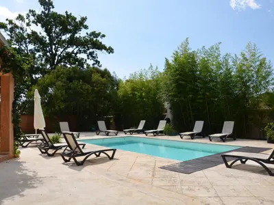 Piscine de l'établissement Villa in Moriani-Plage with Sea View ou située à proximité