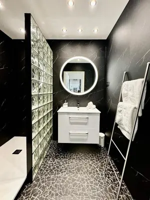 Salle de bains dans l'établissement Vue exceptionnelle début Cap Corse La Pier Noire