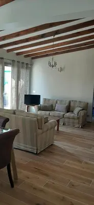 Coin salon dans l'établissement Casa Reginella