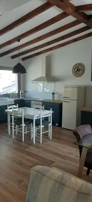 Cuisine ou kitchenette dans l'établissement Casa Reginella