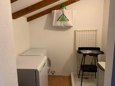 Cuisine ou kitchenette dans l'établissement Les pieds dans l'eau en Corse !