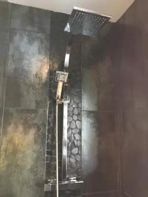 Salle de bains dans l'établissement Au bien être