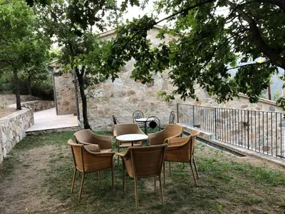 Balcon ou terrasse dans l'établissement CHAMBRES DHOTES CORSE
