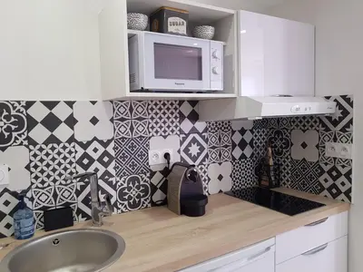 Cuisine ou kitchenette dans l'établissement U STUDIU 7 rue Notre Dame