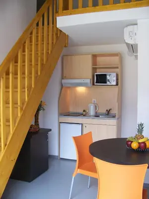 Cuisine ou kitchenette dans l'établissement Vanina Park