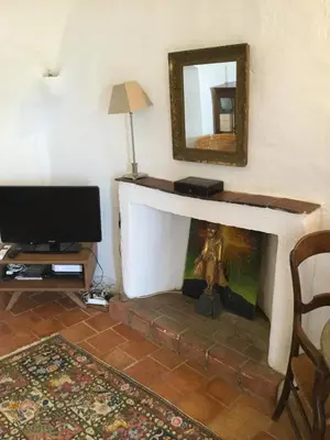Télévision ou salle de divertissement dans l'établissement Hotel Palazzu Pigna