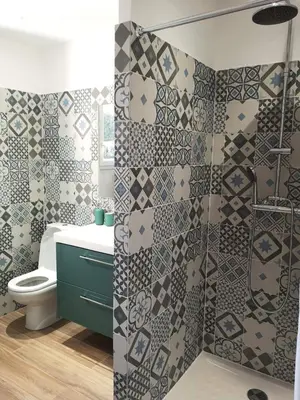 Salle de bains dans l'établissement Grand studio 35m2 centre ville