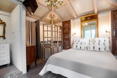 Un ou plusieurs lits dans un hébergement de l'établissement Campo Di Fiori, Maisons de Charme