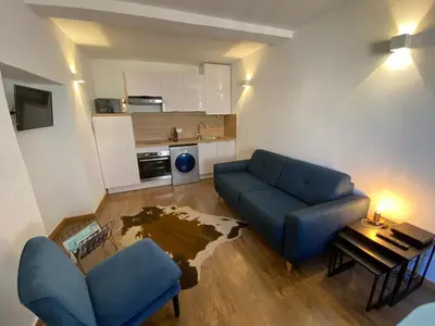Cuisine ou kitchenette dans l'établissement Appartement Doria