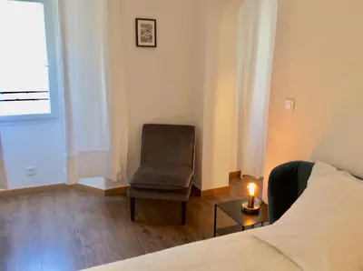 Un ou plusieurs lits dans un hébergement de l'établissement Appartement Doria